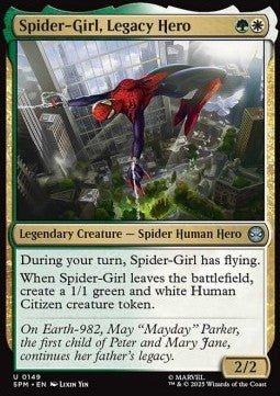 Spider - Girl, Legacy Hero - Magic: The Gathering | Marvel's Spider - Man (Uncommon) [SPM - 149] - El Duelista