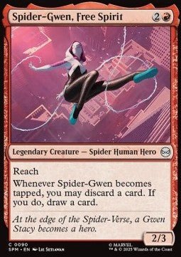 Spider - Gwen, Free Spirit - Magic: The Gathering | Marvel's Spider - Man (Common) [SPM - 90] - El Duelista