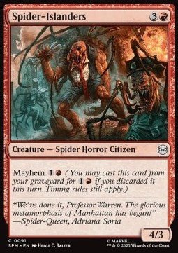Spider - Islanders - Magic: The Gathering | Marvel's Spider - Man (Common) [SPM - 91] - El Duelista