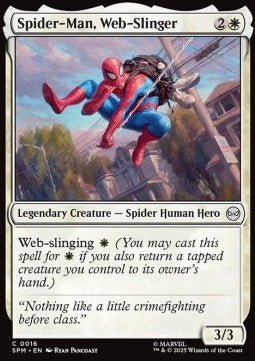 Spider - Man, Web - Slinger - Magic: The Gathering | Marvel's Spider - Man (Common) [SPM - 16] - El Duelista