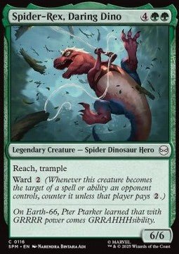 Spider - Rex, Daring Dino - Magic: The Gathering | Marvel's Spider - Man (Common) [SPM - 116] - El Duelista