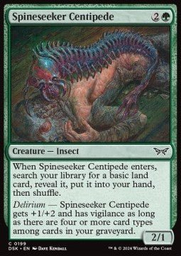 Spineseeker Centipede⁣ - Duskmourn: House of Horror⁣ (Common)⁣ [199] - El Duelista