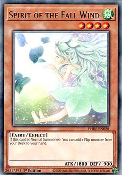 Spirit of the Fall Wind - Phantom Revenge (Rare) [PHRE - 028] - El Duelista