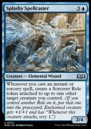 Splashy Spellcaster⁣ - Wilds of Eldraine⁣ (Uncommon)⁣ [70] - El Duelista