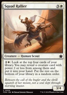 Squad Rallier⁣ - Magic: The Gathering Foundations⁣ (Common)⁣ [24] - El Duelista