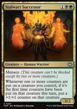 Stalwart Successor⁣ - Tarkir: Dragonstorm⁣ (Uncommon)⁣ [227] - El Duelista