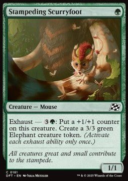 Stampeding Scurryfoot⁣ - Aetherdrift⁣ (Common)⁣ [181] - El Duelista