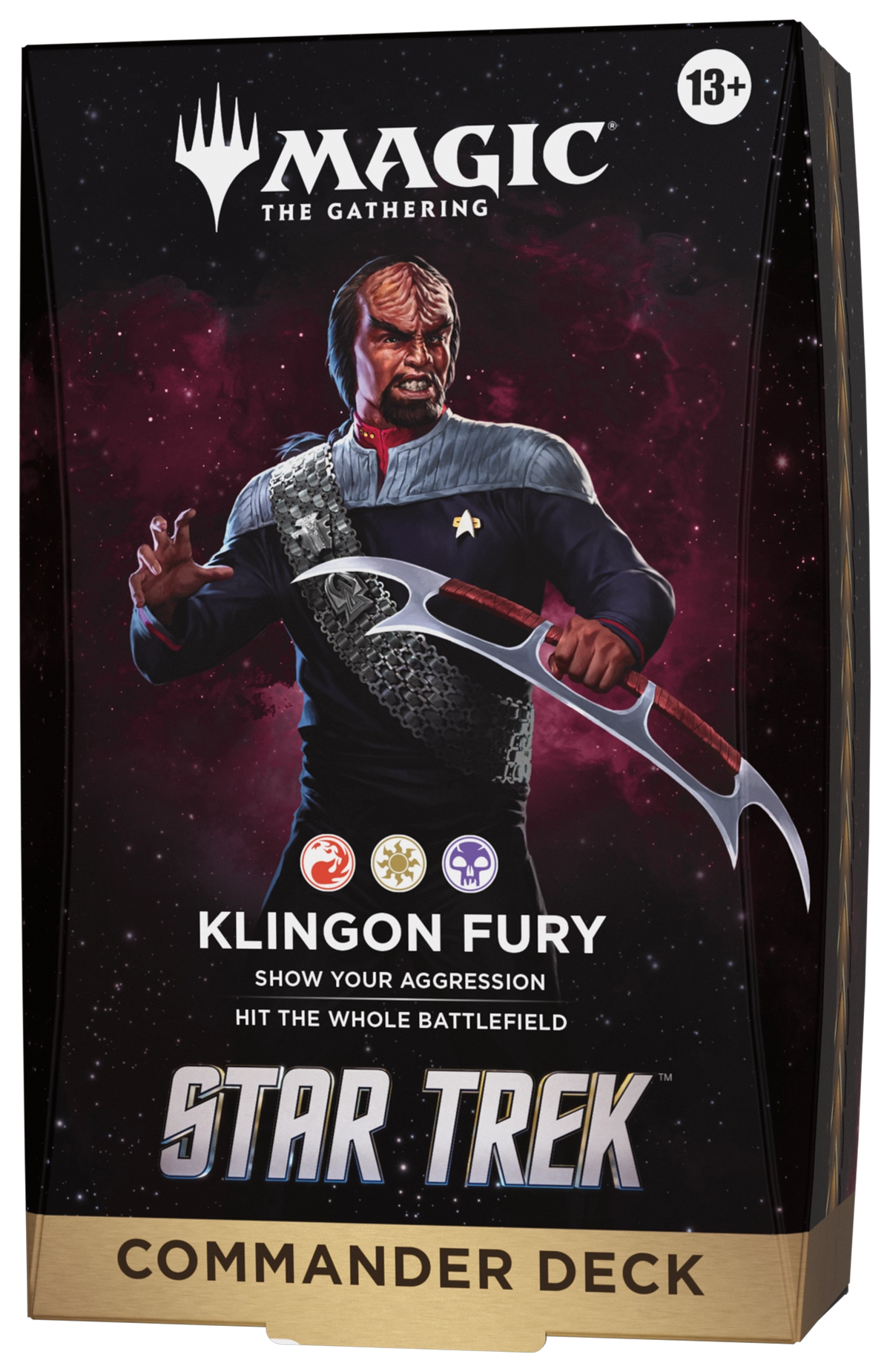 Magic Star Trek Commander Deck Klingon Fury [TRC], edición estándar inglesa