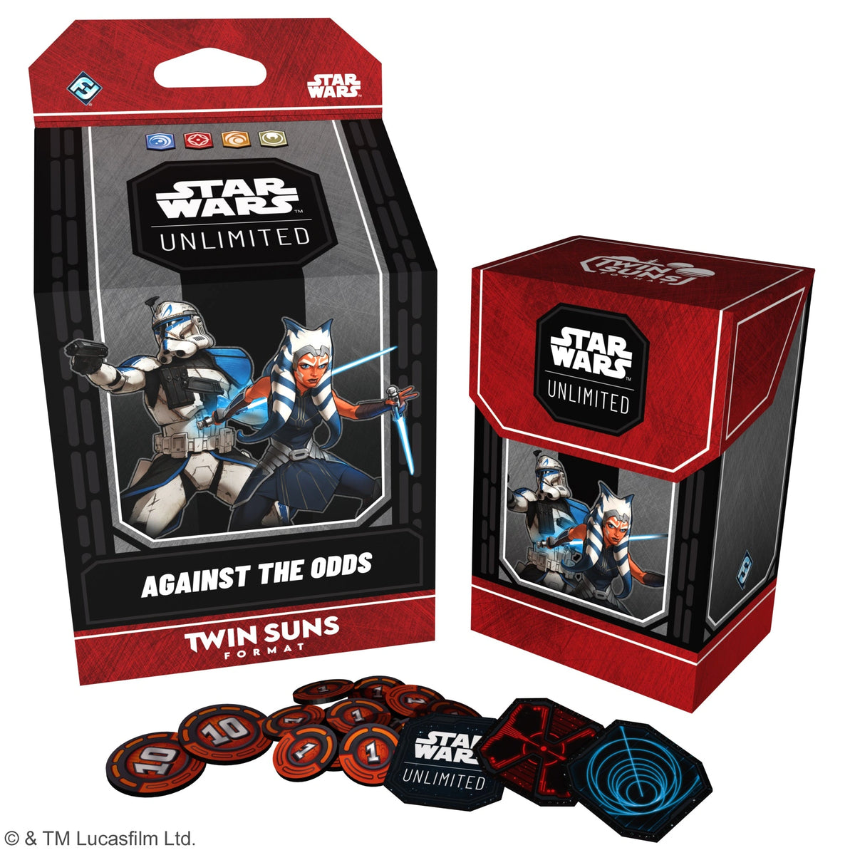 Against the Odds: Ahsoka Tano and Captain Rex Twin Suns Deck - 2026 Twin Suns presentación del producto