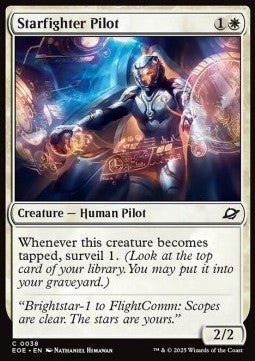Starfighter Pilot⁣ - Edge of Eternities⁣ (Common)⁣ [38] - El Duelista