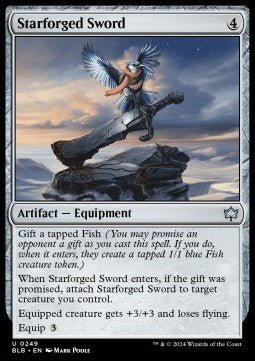Starforged Sword⁣ - Bloomburrow⁣ (Uncommon)⁣ [249] - El Duelista