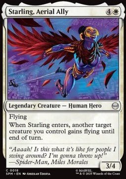 Starling, Aerial Ally - Magic: The Gathering | Marvel's Spider - Man (Common) [SPM - 18] - El Duelista