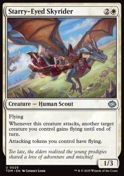 Starry - Eyed Skyrider⁣ - Tarkir: Dragonstorm⁣ (Uncommon)⁣ [25] - El Duelista