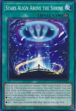 Stars Align Above the Shrine - Age of Overlord (Common) [AGOV - 061] - El Duelista