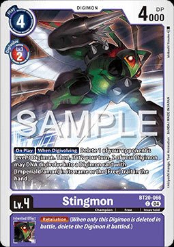 Stingmon (BT20 - 066)⁣ - Special Booster Ver 2.5⁣ (Common)⁣ [066] - El Duelista