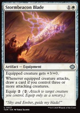 Stormbeacon Blade⁣ - Tarkir: Dragonstorm⁣ (Uncommon)⁣ [27] - El Duelista
