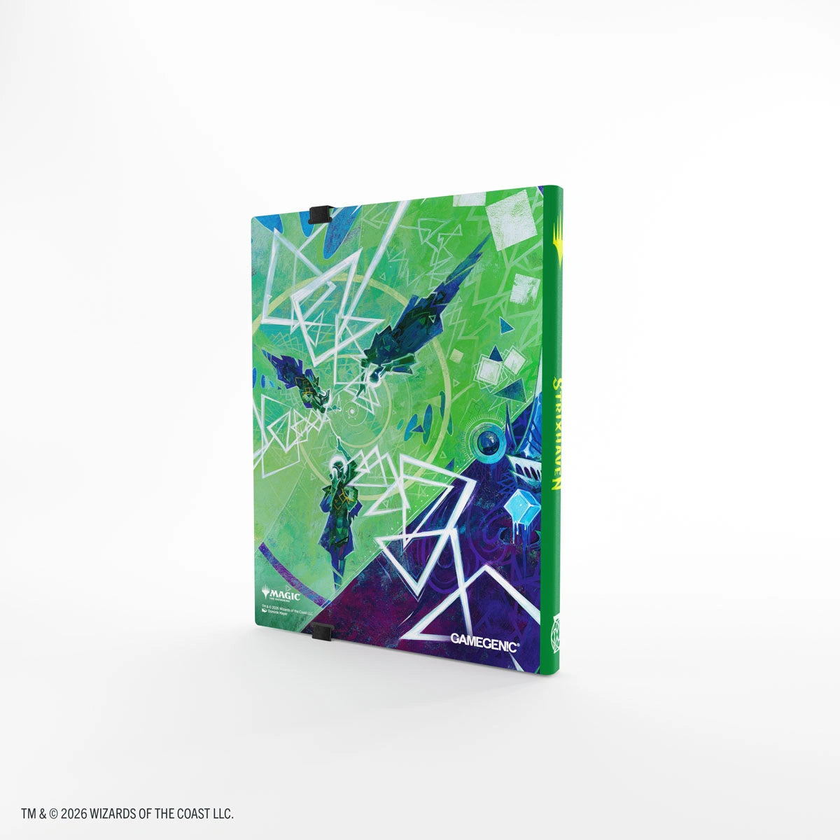 Álbum Gamegenic Secrets of Strixhaven Casual 18-Pocket — Quandrix — vista abierta