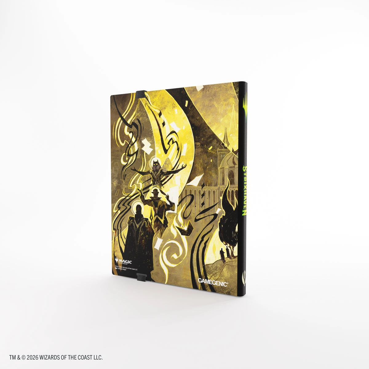 Álbum Gamegenic Secrets of Strixhaven Casual 18-Pocket — Silverquill — vista abierta