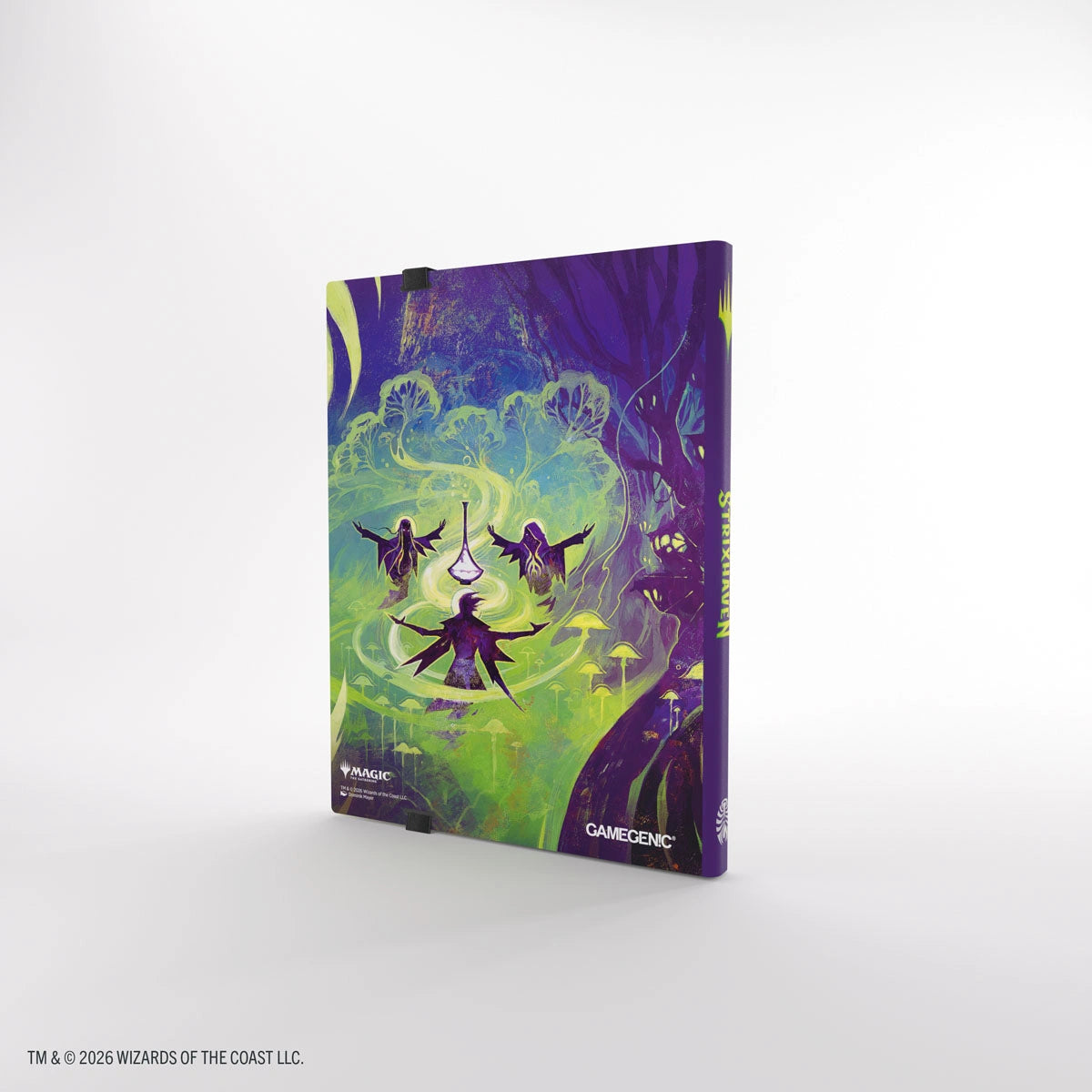 Álbum Gamegenic Secrets of Strixhaven Casual 18-Pocket — Witherbloom — vista abierta