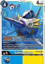 Submarimon (BT8 - 023)⁣ - New Awakening⁣ (Uncommon)⁣ [023] - El Duelista