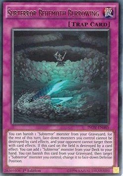 Subterror Behemoth Burrowing⁣ - Invasion: Vengeance⁣ (Rare)⁣ [085] - El Duelista