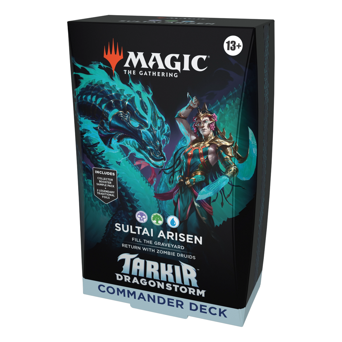 Magic: The Gathering—Tarkir: Dragonstorm: Sultai Arisen Commander Deck, caja sellada