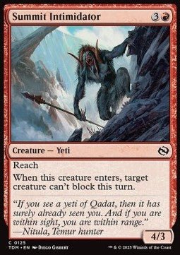 Summit Intimidator⁣ - Tarkir: Dragonstorm⁣ (Common)⁣ [125] - El Duelista