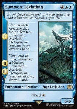 Summon: Leviathan⁣ - Magic: The Gathering - FINAL FANTASY⁣ (Rare)⁣ [77] - El Duelista