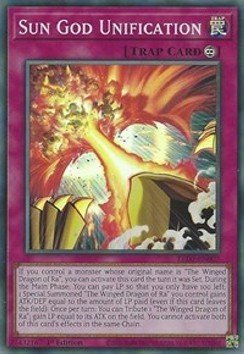 Sun God Unification - Legendary Duelists: Rage of Ra (Super Rare) [LED7 - 007] - El Duelista