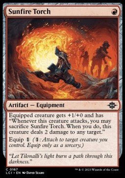 Sunfire Torch⁣ - The Lost Caverns of Ixalan⁣ (Common)⁣ [167] - El Duelista