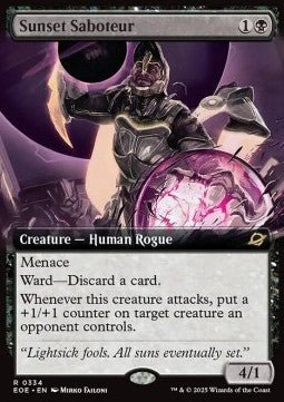 Sunset Saboteur⁣ - Edge of Eternities: Extras⁣ (Rare)⁣ [334] - El Duelista