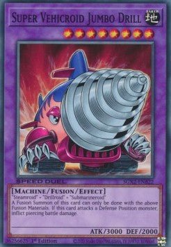 Super Vehicroid Jumbo Drill (V.1 - Common)⁣ - Speed Duel GX: Midterm Paradox⁣ (Common)⁣ [B22] - El Duelista