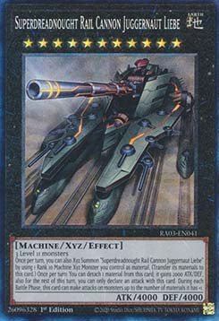 Superdreadnought Rail Cannon Juggernaut Liebe (V.7 - Collectors Rare)⁣ - Quarter Century Bonanza⁣ (Collectors Rare)⁣ [041] - El Duelista