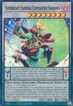 Superheavy Samurai Commander Shanawo - Cyberstorm Access (Super Rare) [CYAC - 040] - El Duelista