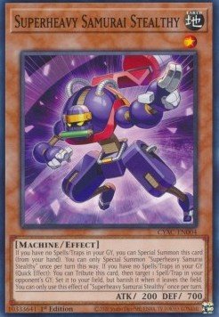Superheavy Samurai Stealthy - Cyberstorm Access (Common) [CYAC - 004] - El Duelista