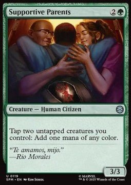 Supportive Parents - Magic: The Gathering | Marvel's Spider - Man (Uncommon) [SPM - 119] - El Duelista