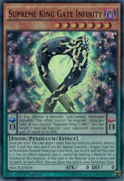 Supreme King Gate Infinity⁣ - Maximum Crisis⁣ (Super Rare)⁣ [018] - El Duelista