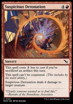 Suspicious Detonation⁣ - Murders at Karlov Manor⁣ (Common)⁣ [145] - El Duelista