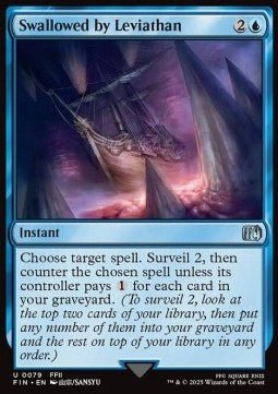 Swallowed by Leviathan⁣ - Magic: The Gathering - FINAL FANTASY⁣ (Uncommon)⁣ [79] - El Duelista