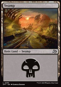 Swamp (V.1)⁣ - Aetherdrift⁣ (Land)⁣ [283] - El Duelista
