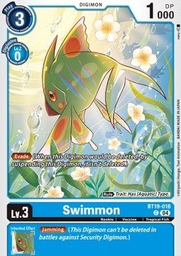 Swimmon (BT19 - 018)⁣ - Special Booster Ver 2.0⁣ (Common)⁣ [BT19 - 018] - El Duelista