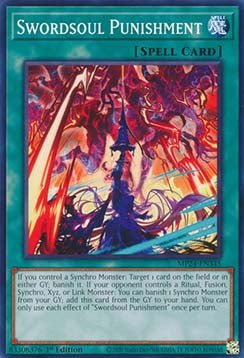Swordsoul Punishment⁣ - 25th Anniversary Tin: Dueling Mirrors⁣ (Common)⁣ [345] - El Duelista