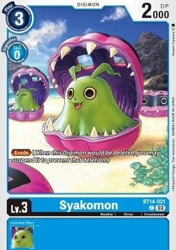 Syakomon (BT14 - 021)⁣ - Blast Ace⁣ (Common)⁣ [021] - El Duelista