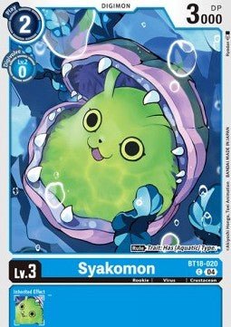 Syakomon (BT18 - 020)⁣ - Special Booster Ver 2.0⁣ (Common)⁣ [020] - El Duelista