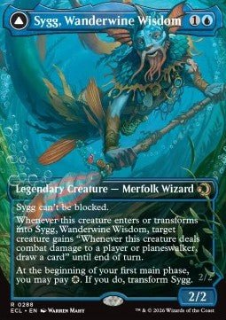 Sygg, Wanderwine Wisdom // Sygg, Wanderbrine Shield - Lorwyn Eclipsed: Extras (Rare) [XECL - 288] - El Duelista