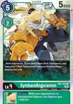 SymbareAngoramon (RB1 - 022)⁣ - Resurgence Booster⁣ (Common)⁣ [022] - El Duelista