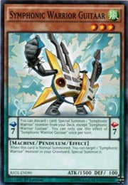Symphonic Warrior Guitaar - Raging Tempest (Common) [RATE - 090] - El Duelista