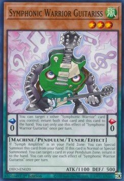 Symphonic Warrior Guitariss - Dimension Force (Common) [DIFO - 020] - El Duelista