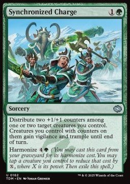 Synchronized Charge⁣ - Tarkir: Dragonstorm⁣ (Uncommon)⁣ [162] - El Duelista