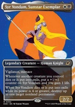 Syr Vondam, Sunstar Exemplar⁣ - Edge of Eternities: Extras⁣ (Rare)⁣ [302] - El Duelista